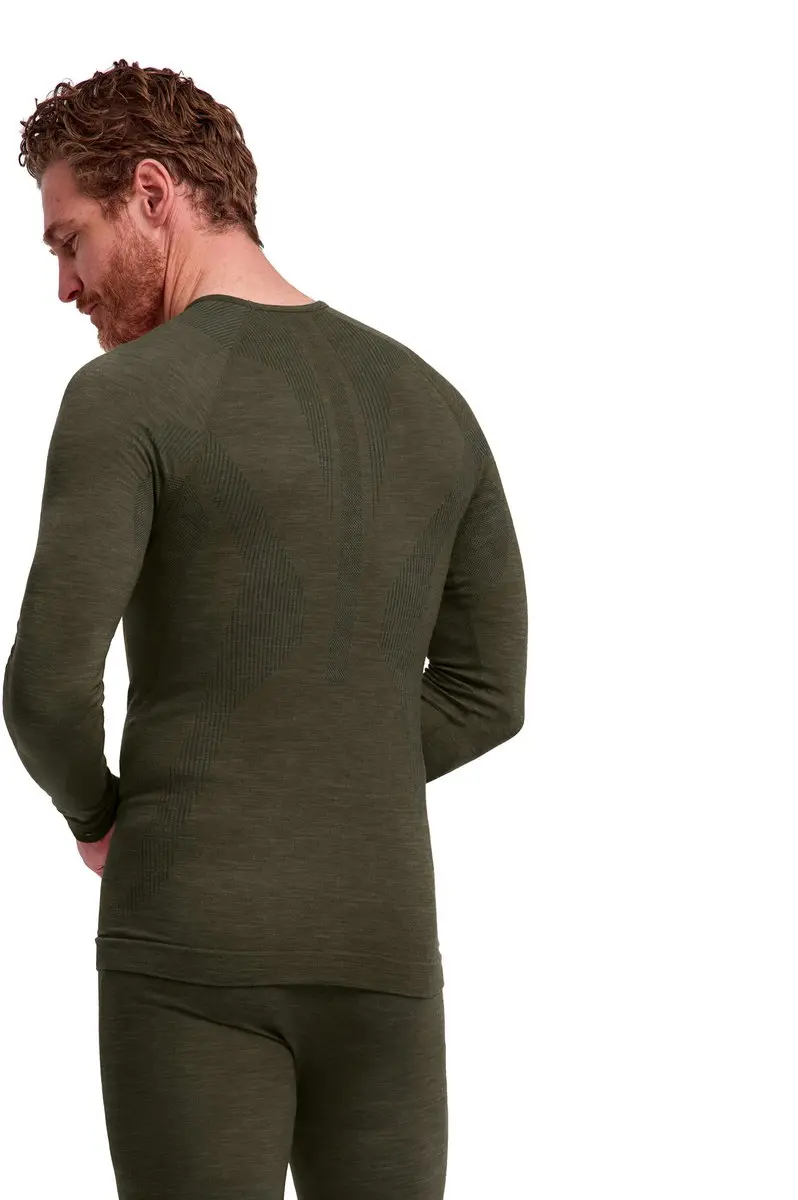 Falke Wool-Tech Longsleeve Heren - Maat L - Groen