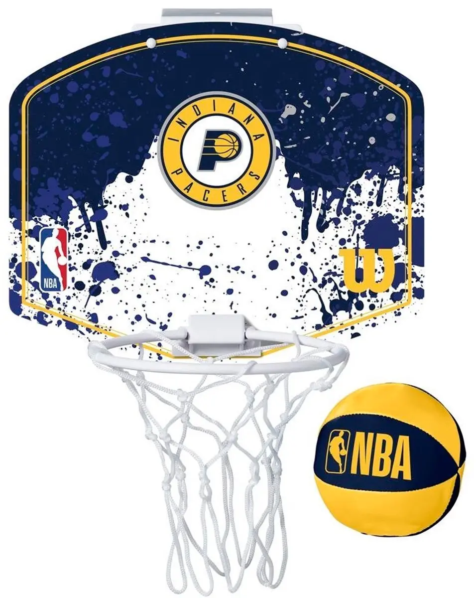 Wilson Team Mini Hoop NBA Pacers Set