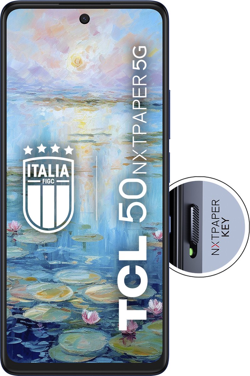 TCL 50 NXTPAPER 5G 17,2 cm (6.78") Dual SIM Android 14 USB Type-C 8 GB 256 GB 5010 mAh Blauw