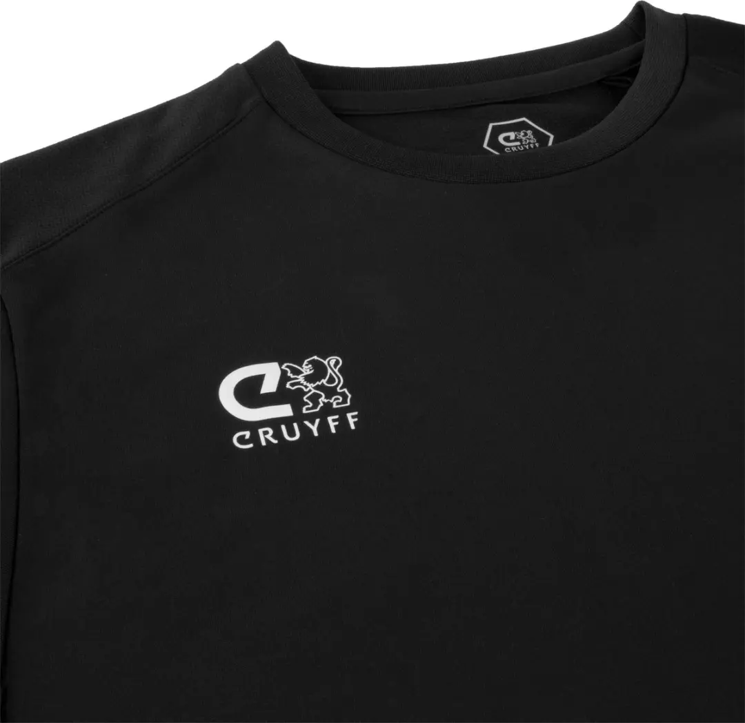 Cruyff Turn Tech Shirt Junior 152 - Zwart/Wit - afbeelding 6 van 6