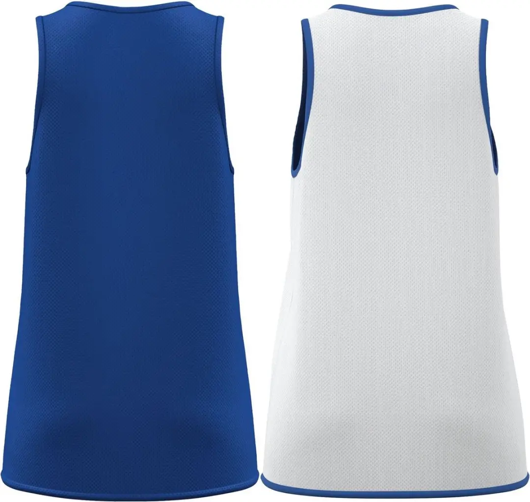 Macron F500 Reversible Shirt Kinderen - Royal/Wit - Maat 11-12Y