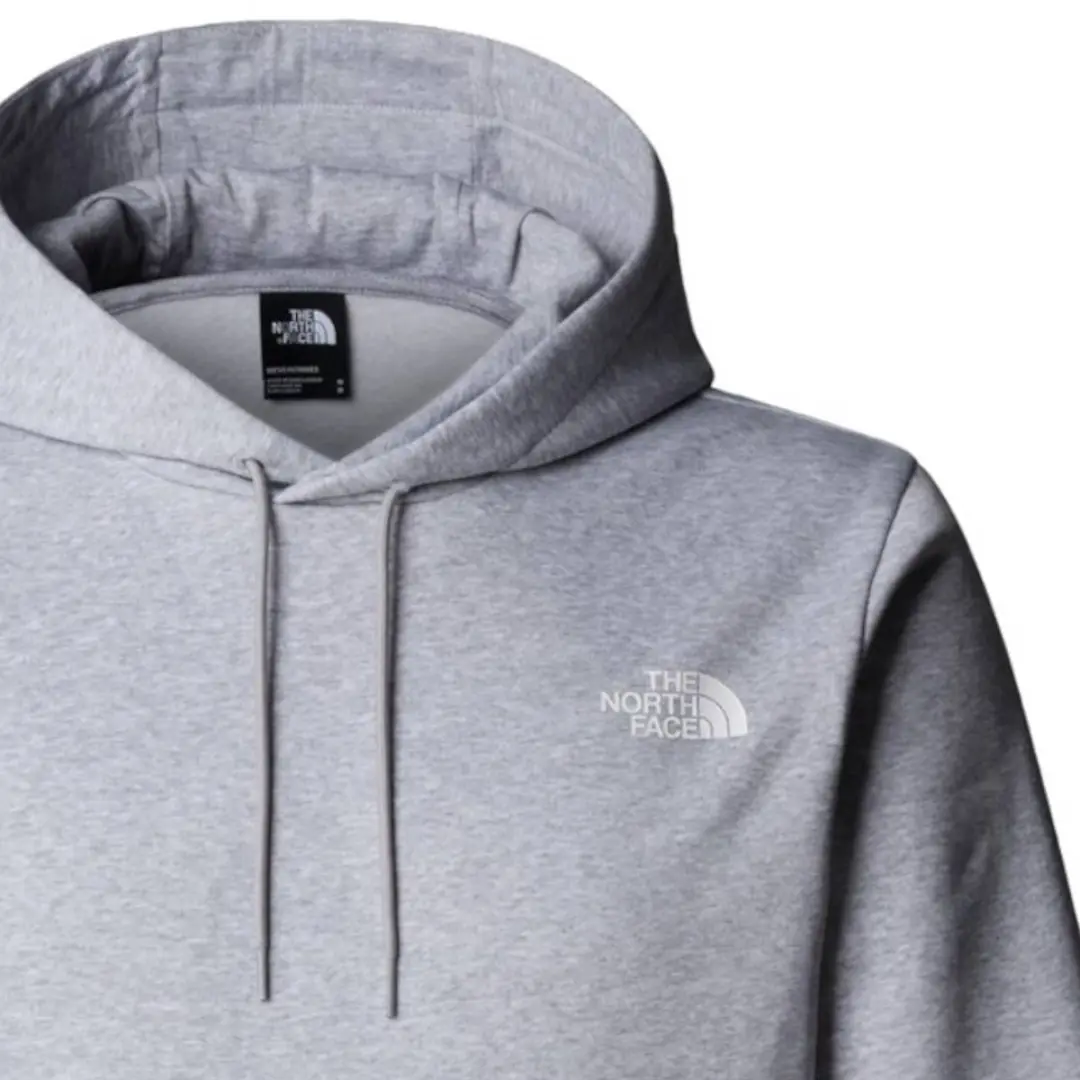 The North Face m simple dome hoodie M - Grijs