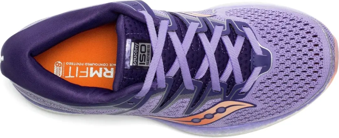 Saucony Triumph ISO 5 Sportschoenen 38 - Paars/Oranje