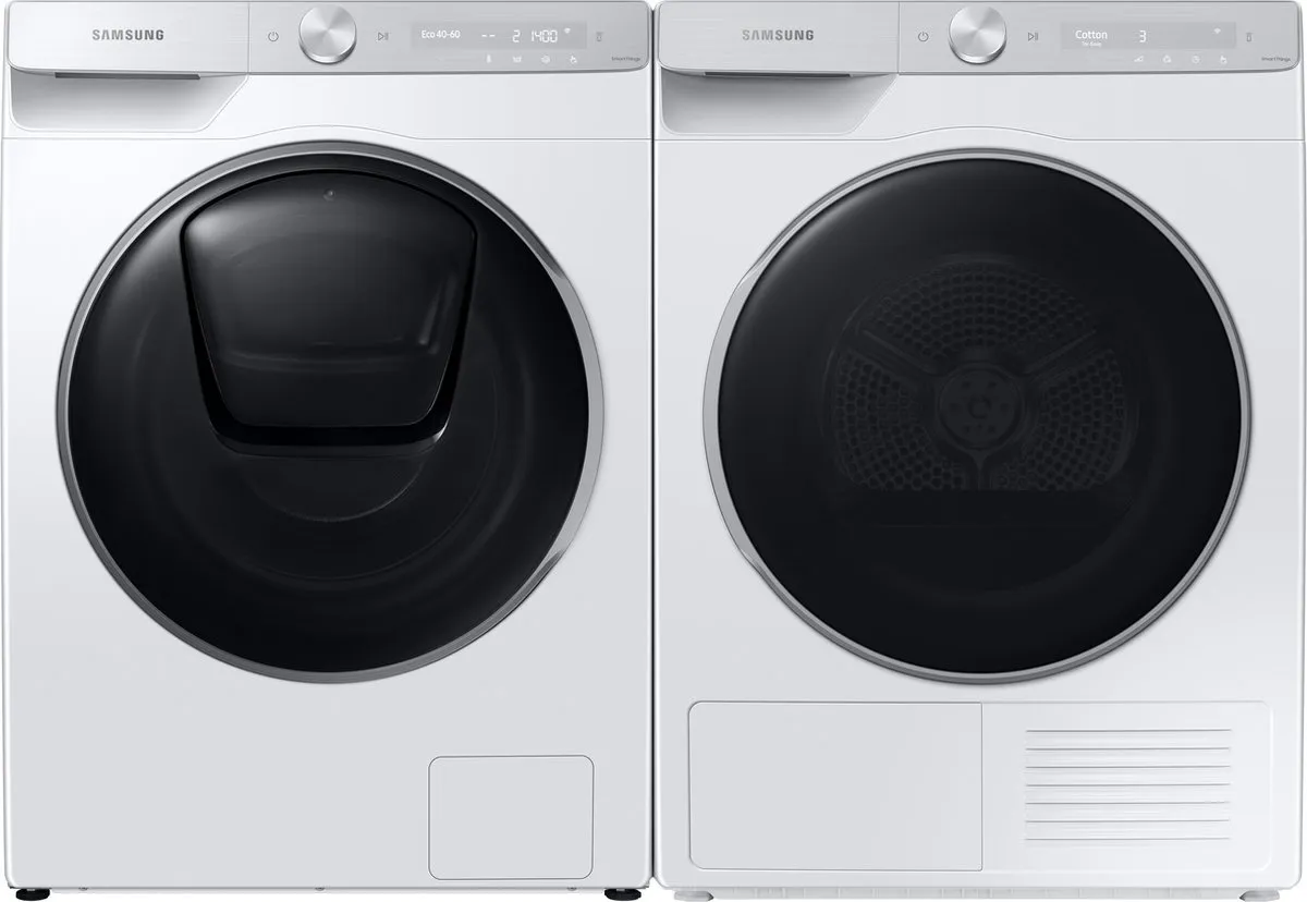 Samsung DV90T8240SH Warmtepompdroger 9 kg - Wit - afbeelding 6 van 6