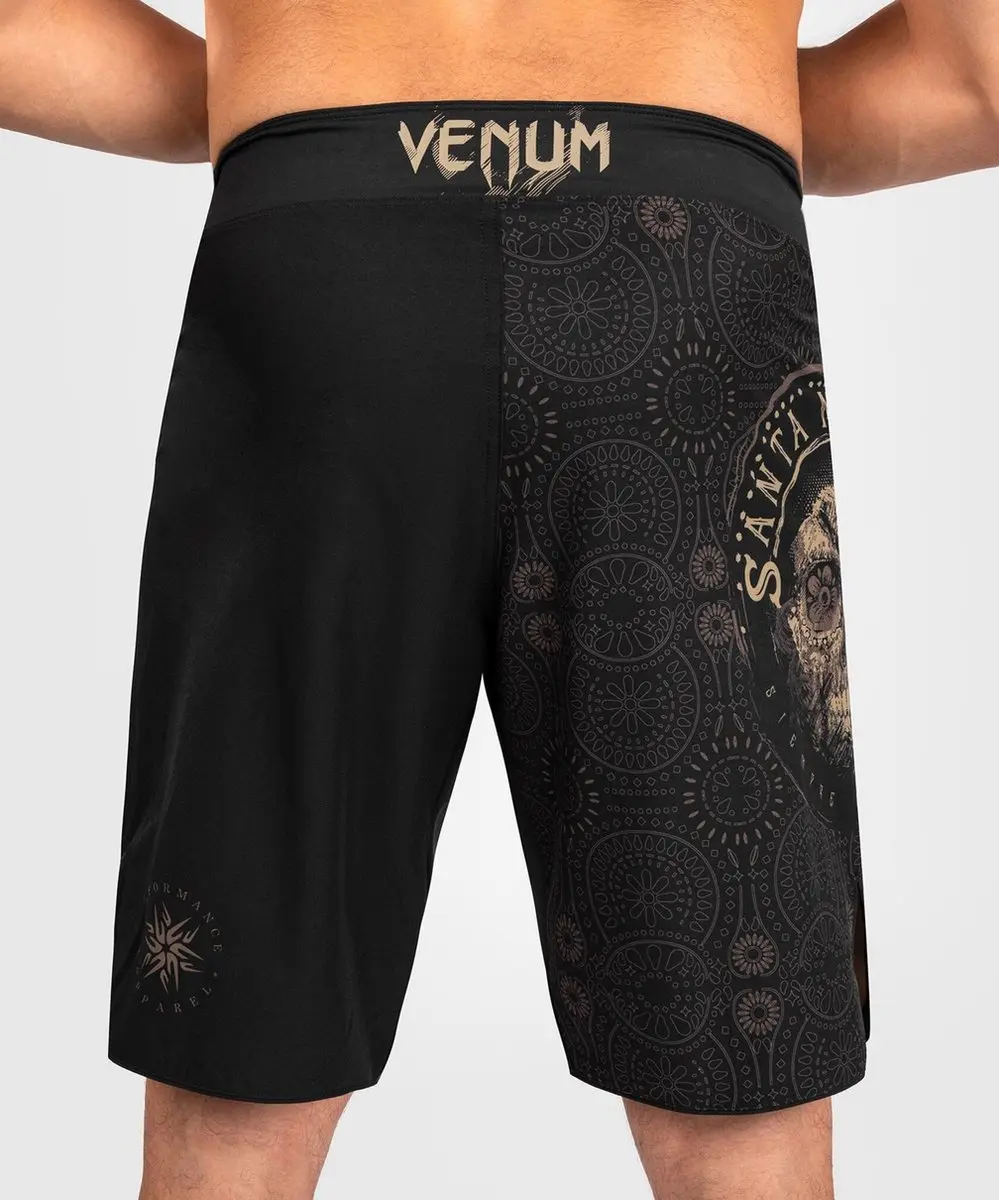 Venum Santa Muerte Fightshort - XS - Zwart/Bruin