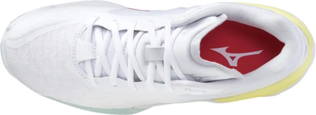 Mizuno Wave Stealth Neo Dames Sportschoenen - Volleybal Indoor 41 - wit/geel