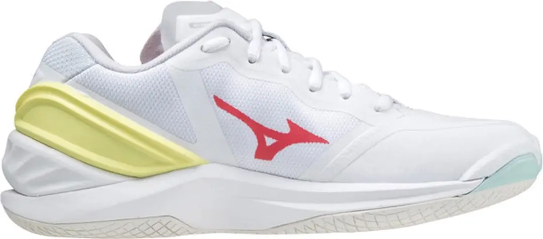 Mizuno Wave Stealth Neo Dames Sportschoenen - Volleybal Indoor 41 - wit/geel