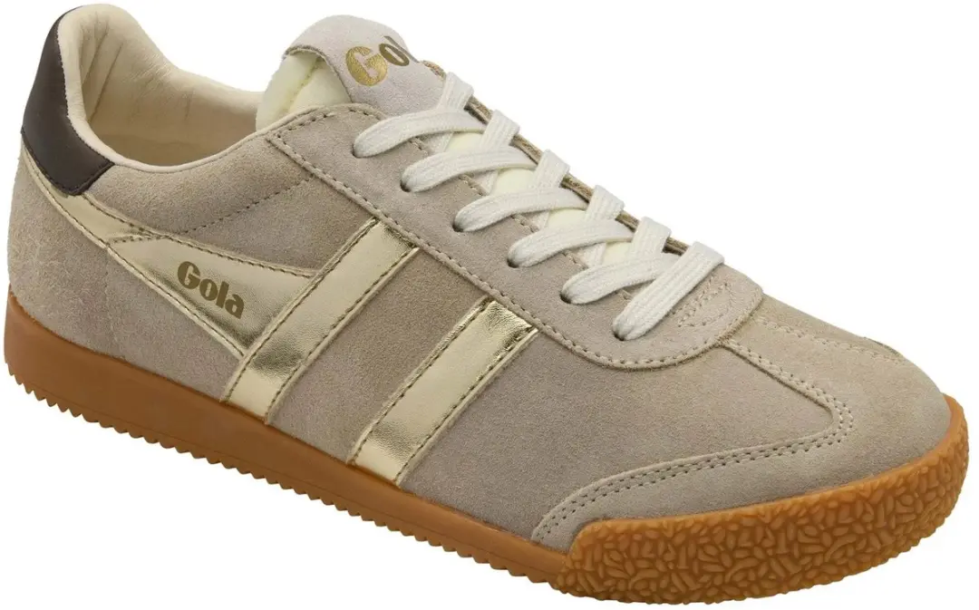 Gola Elan Glitz Trainer Leren Sportschoenen 40 - Beige