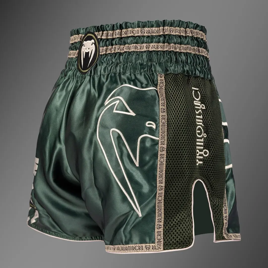 Venum x Rajadamnern Muay Thai Shorts S - Leger Groen