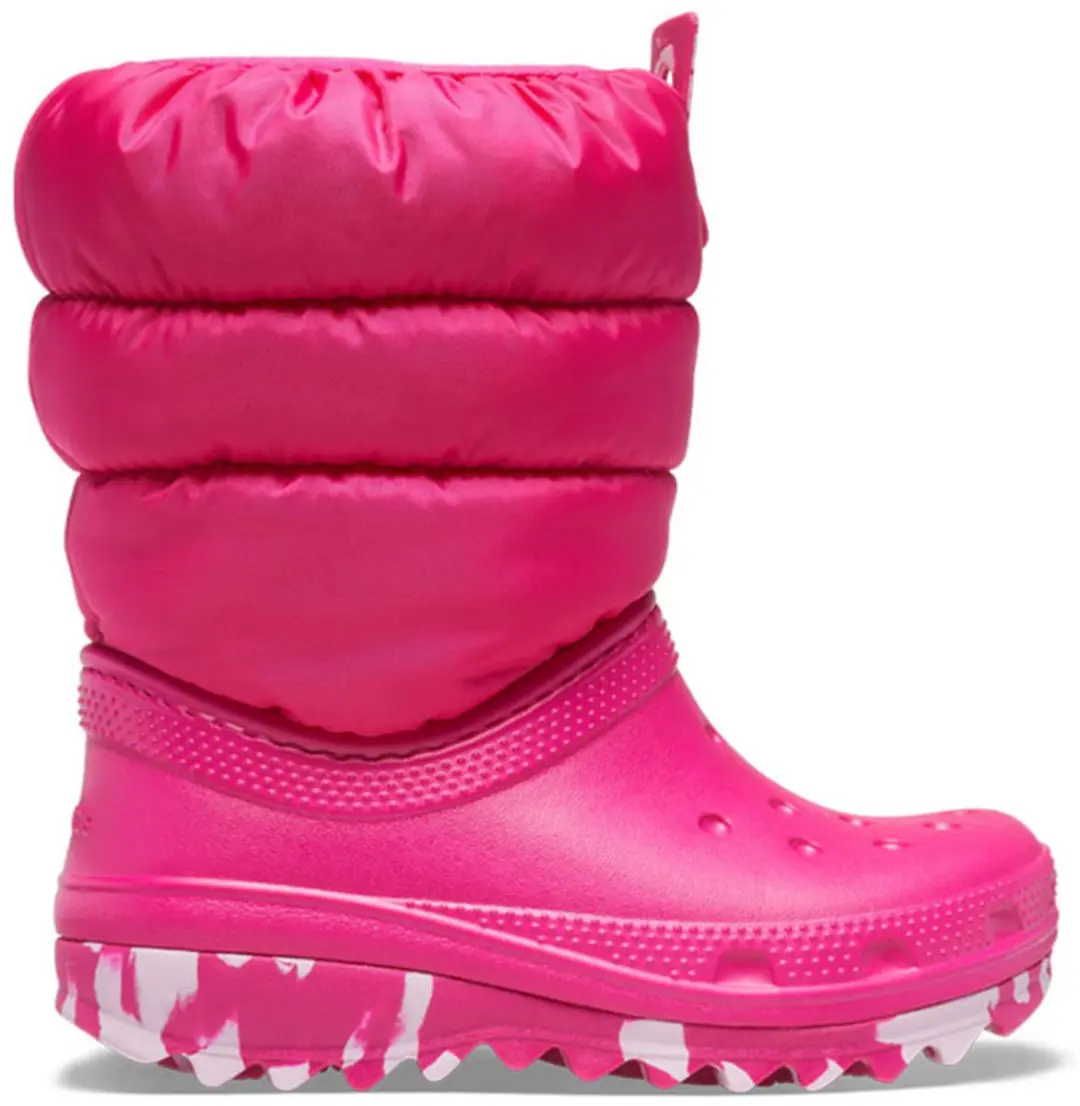 Crocs Classic Neo Puff Regenlaarzen - Candy Pink - 34/35