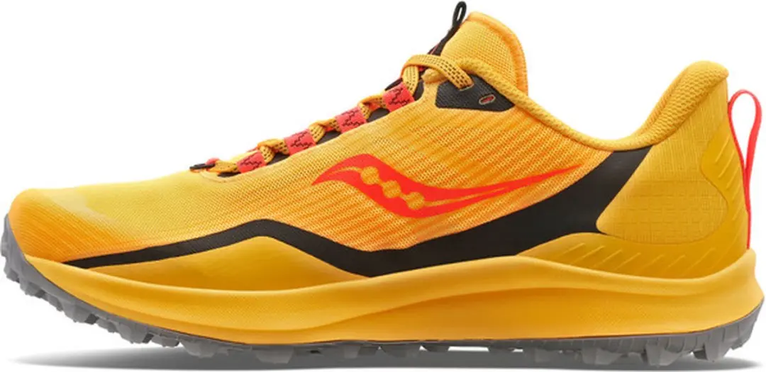 Saucony Peregrine 12 Heren Trailhardloopschoenen - 44.5 - Geel/Zwart