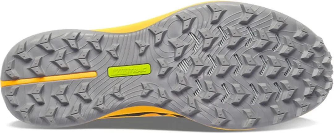 Saucony Peregrine 12 Heren Trailhardloopschoenen - 44.5 - Geel/Zwart