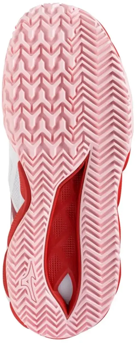 Mizuno Wave Enforce Tour 2 CC Schoenen - 38 - Wit/Lava Orange/Dahlia
