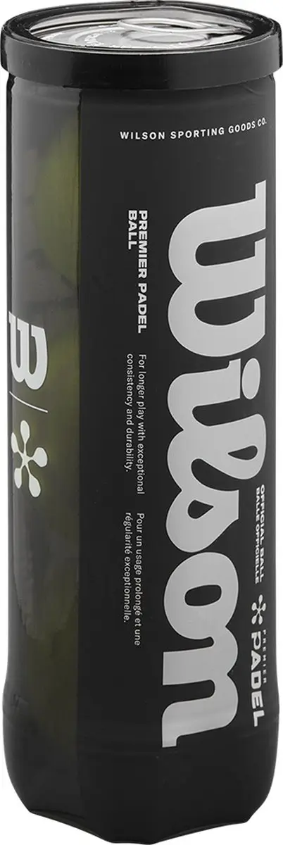 Wilson Padelballen Premier Padel - 3 Stuks Geel