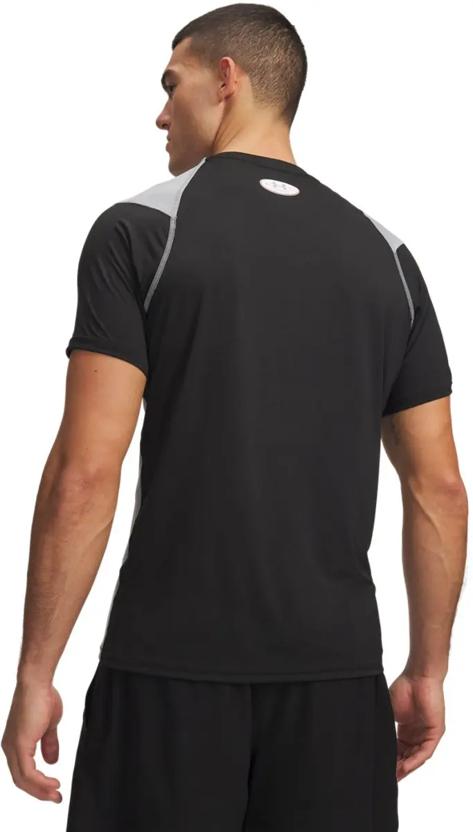 Under Armour UA HG Elite Fitted SS-BLK Heren Sportshirt