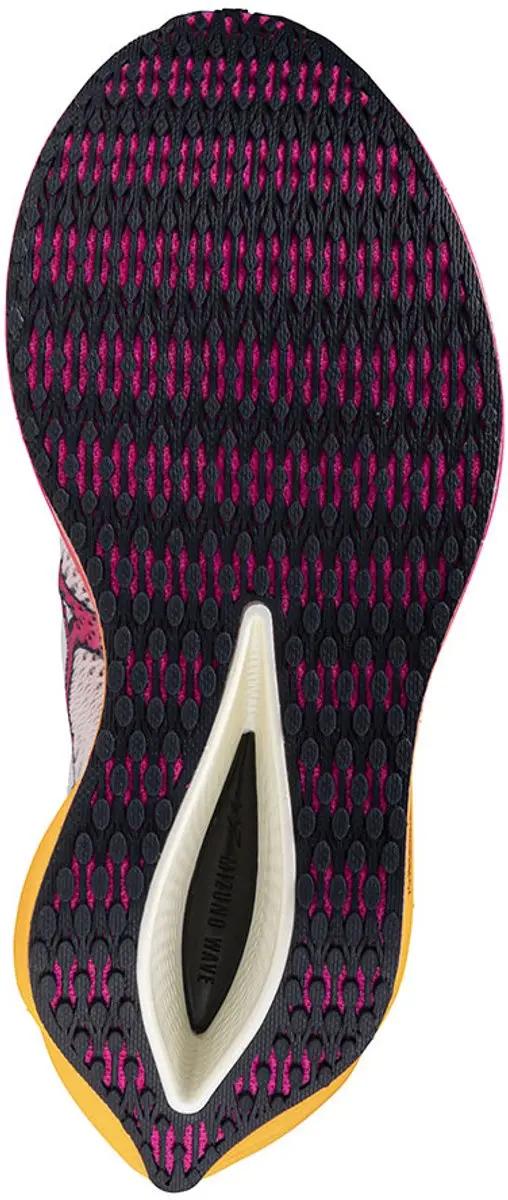 Mizuno Wave Rebellion Pro 3 Hardloopschoenen 40.5 - Wit/Rosa/Tango