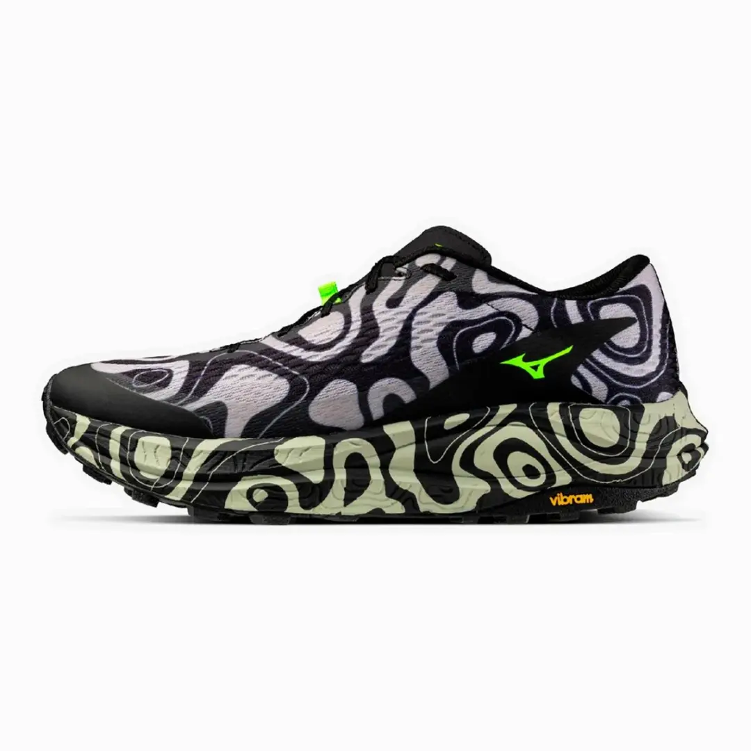 Mizuno Neo Accera Trailschoenen - 44.5 - Orange/Lime Pulp/Black