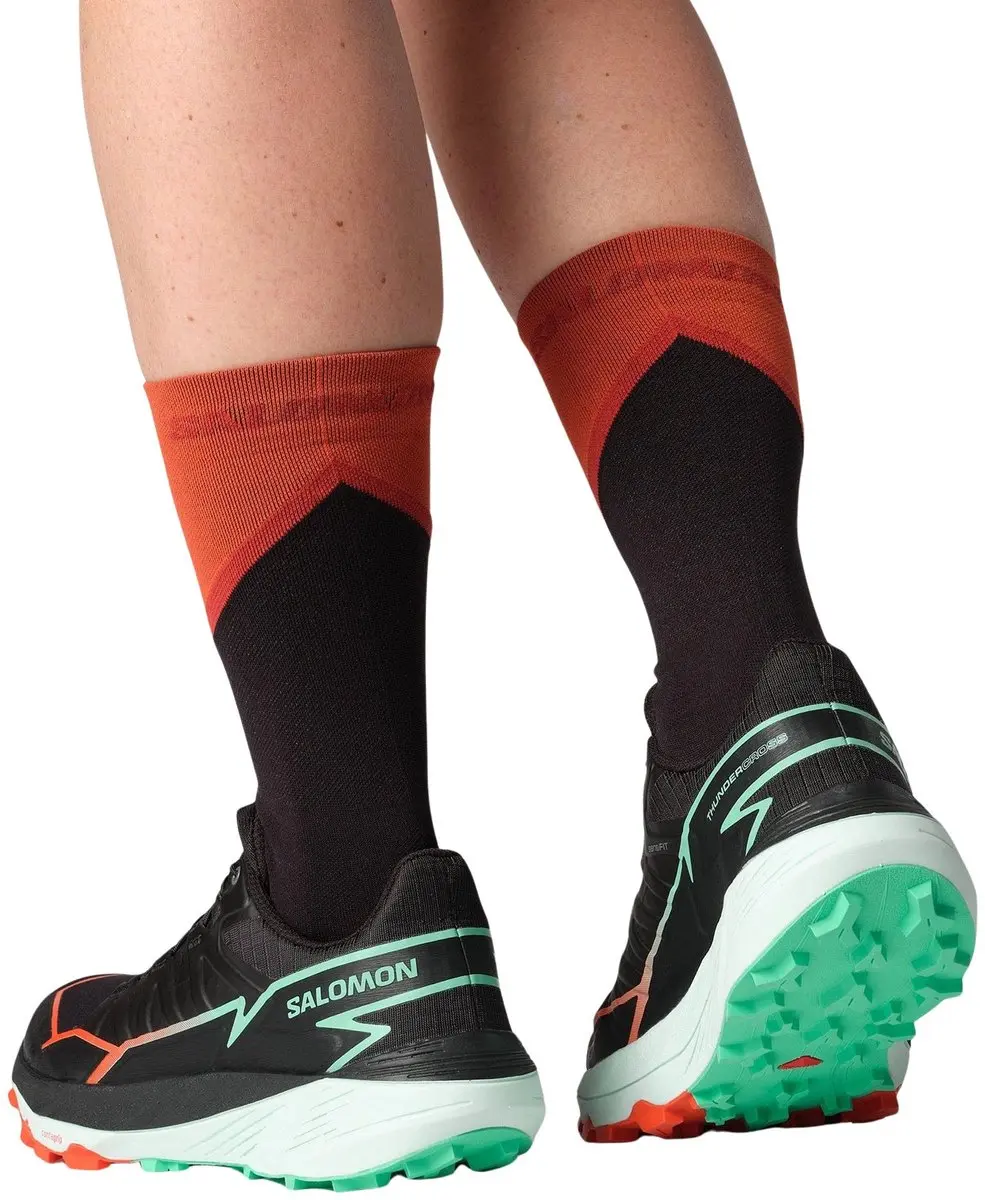 Salomon Thundercross Trailrunningschoen Dames - 40 - Zwart/Mintgroen/Rood
