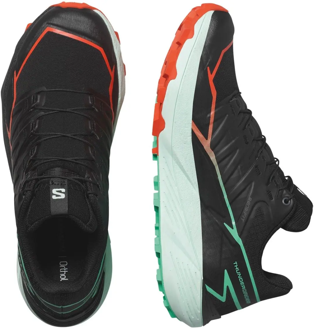 Salomon Thundercross Trailrunningschoen Dames - 40 - Zwart/Mintgroen/Rood - afbeelding 6 van 6