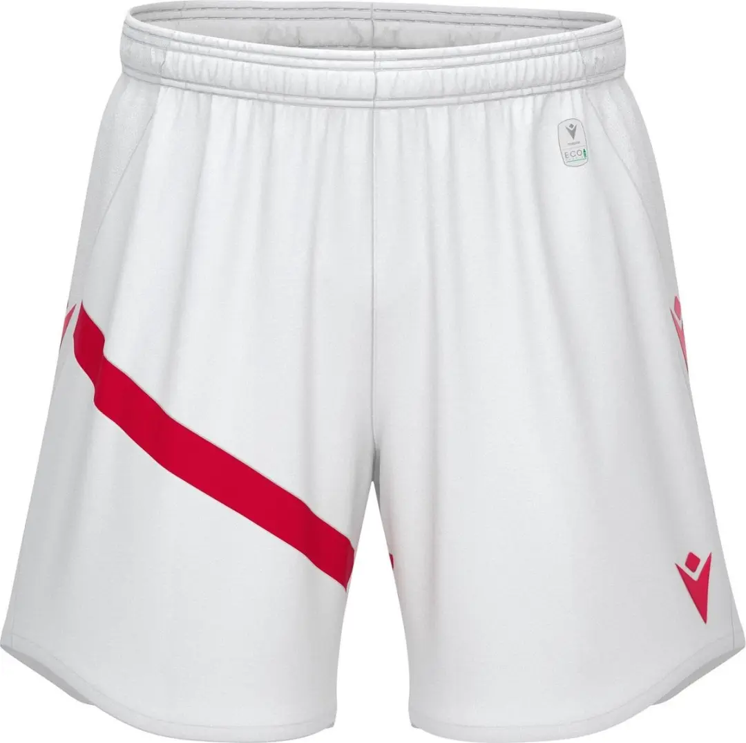 Macron Shen Eco Short Heren - Wit/Rood S