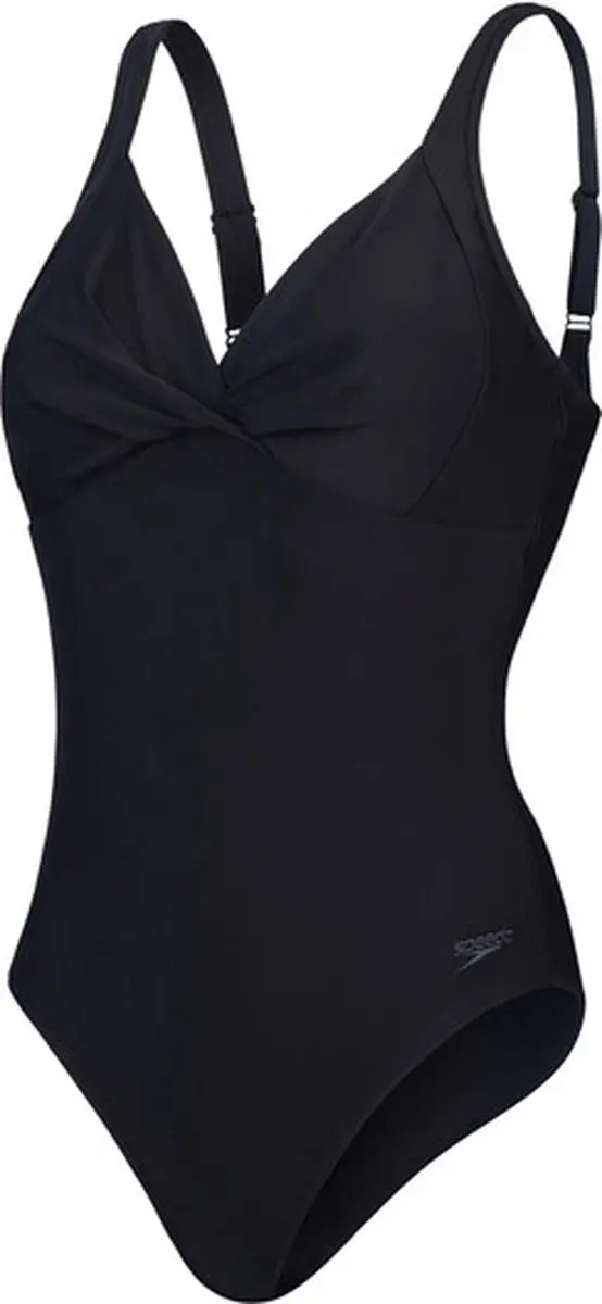 Speedo Shaping Cross Knot Dames Sportbadpak - 50 - Zwart