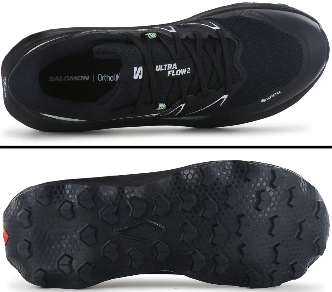 Salomon Ultra Flow 2 GTX Trail-Running Schoenen - Heren - 40.5 - Zwart
