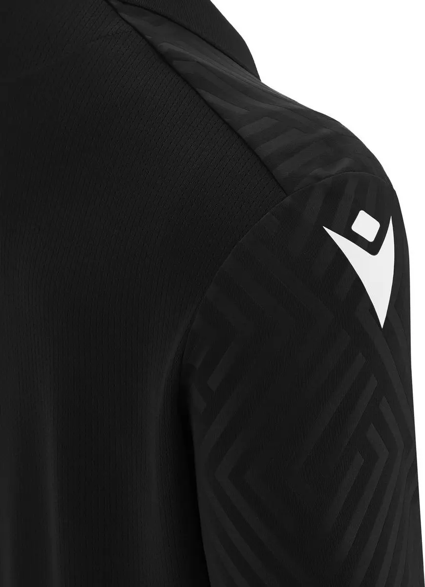 Macron Charon Eco Shirt Korte Mouw - XXL - Zwart/Groen/Wit