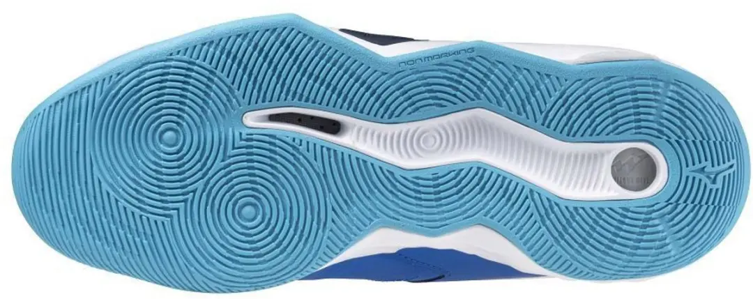 Mizuno Wave Dimension Mid Heren - Blauw/Wit