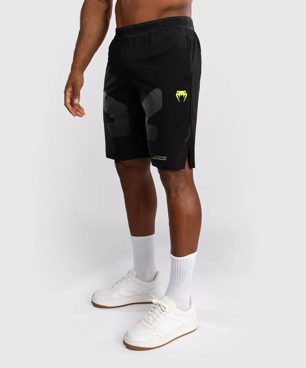 Venum Training Camp 4.0 Short - L - Zwart/Neo Groen