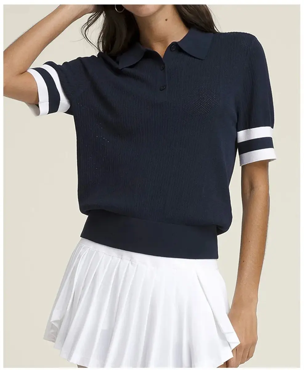 Wilson Essex Poloshirt Vrouw - L - Classic Navy