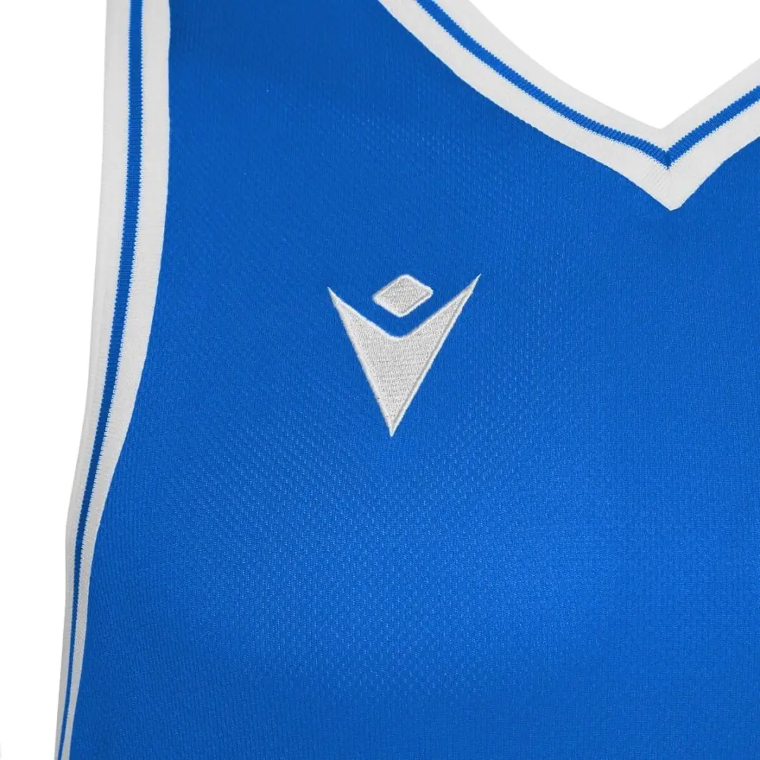 Macron Freon Heren Basketbalshirt - Maat L - Blauw