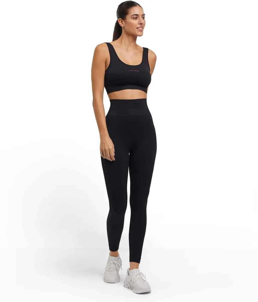 Falke Training Move Better Long Broek Dames - L - Zwart