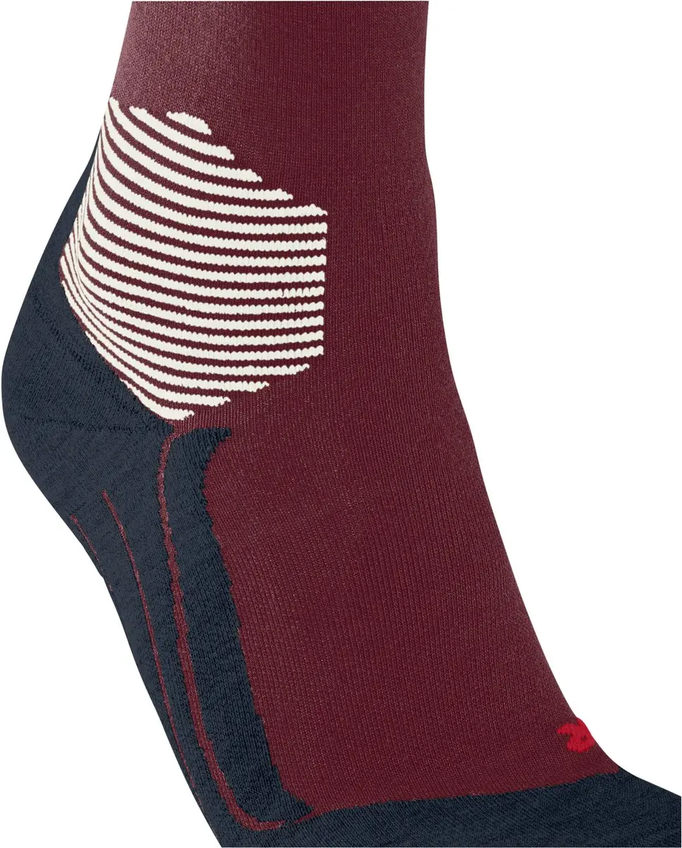 Falke SK4 Advanced Warm Wol Skisokken - Rood - Maat 35-36