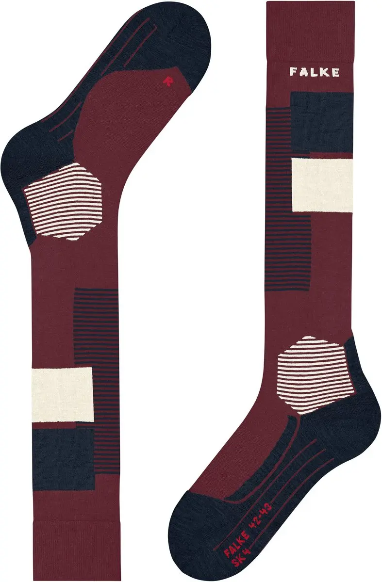 Falke SK4 Advanced Warm Wol Skisokken - Rood - Maat 35-36 - afbeelding 6 van 6