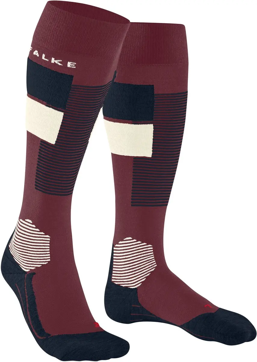 Falke SK4 Advanced Warm Wol Skisokken - Rood - Maat 35-36