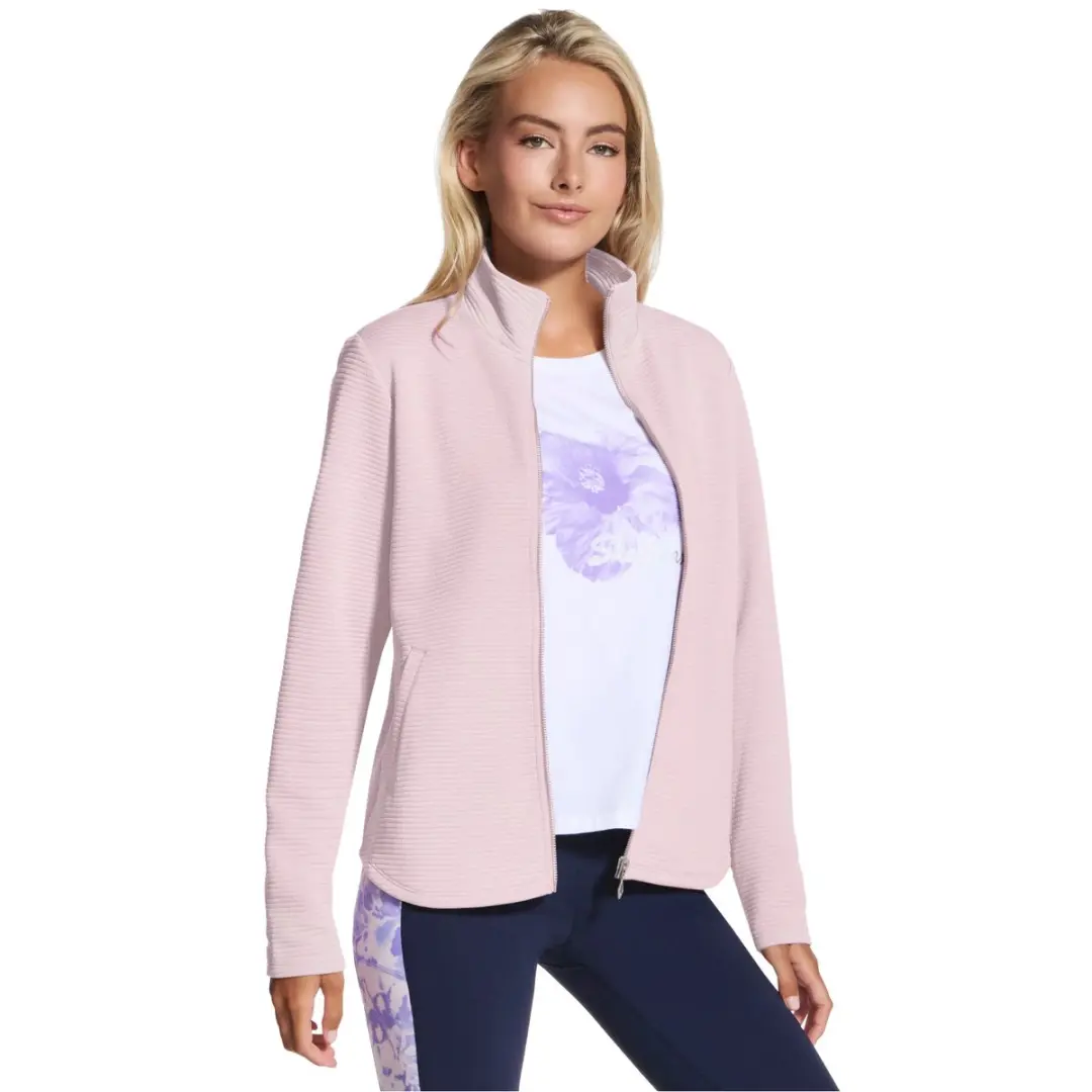 Skechers The Hoodless Hoodie GoWalk Shine Jacket - Vrouwen S - Paars - afbeelding 4 van 4
