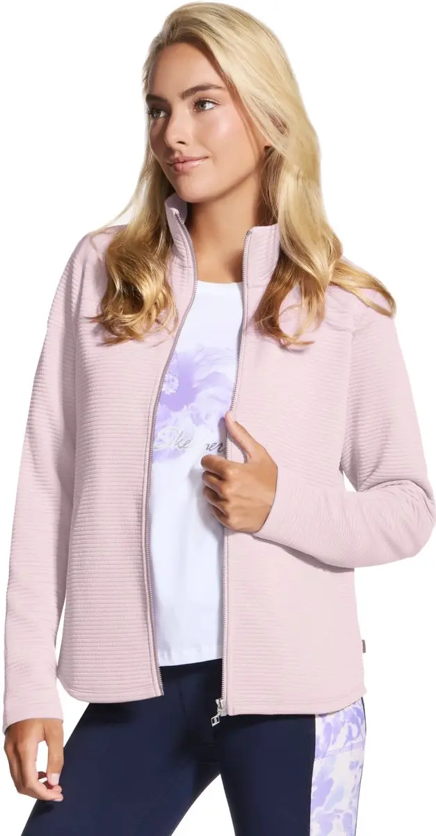 Skechers The Hoodless Hoodie GoWalk Shine Jacket - Vrouwen S - Paars - afbeelding 3 van 4