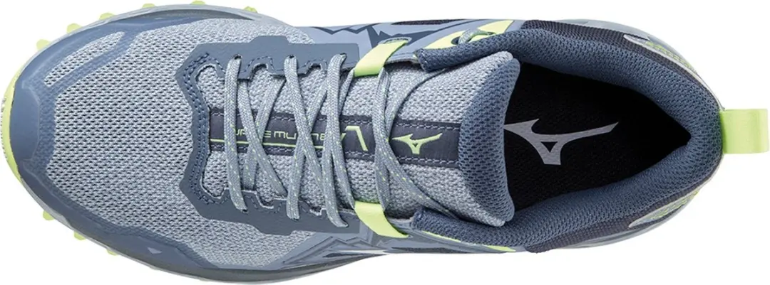 Mizuno Wave Mujin 8 Sportschoenen - 41 - Grijs/Blauw Lichtgroen