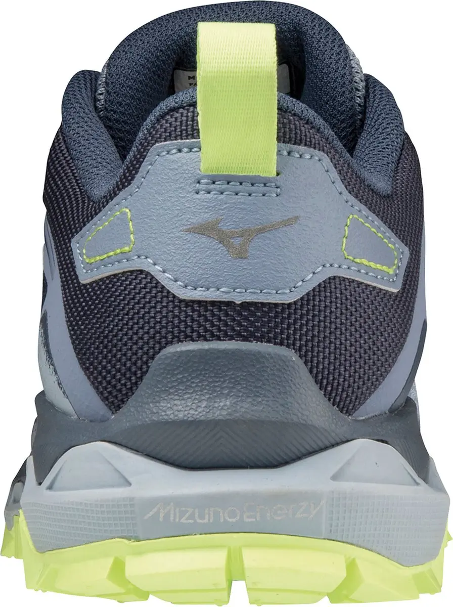Mizuno Wave Mujin 8 Sportschoenen - 41 - Grijs/Blauw Lichtgroen
