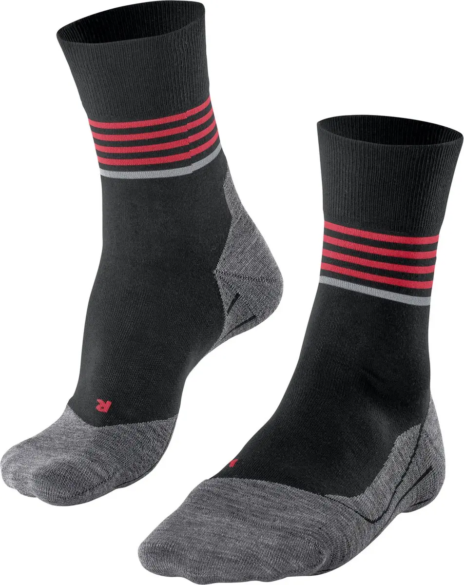 Falke RU4 Reflect Hardloopsokken - Maat 44-45 - Zwart