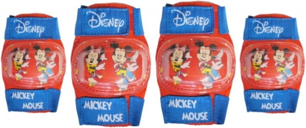 Disney Mickey Mouse - Skate set - Beschermset Kinderen - Maat S - Kleur Rood/Blauw