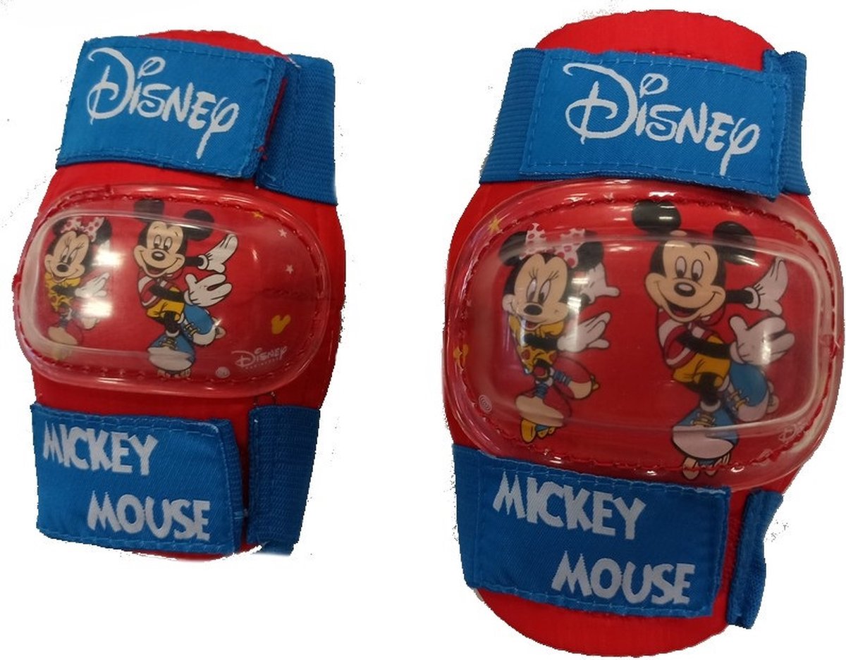 Disney Mickey Mouse - Skate set - Beschermset Kinderen - Maat S - Kleur Rood/Blauw