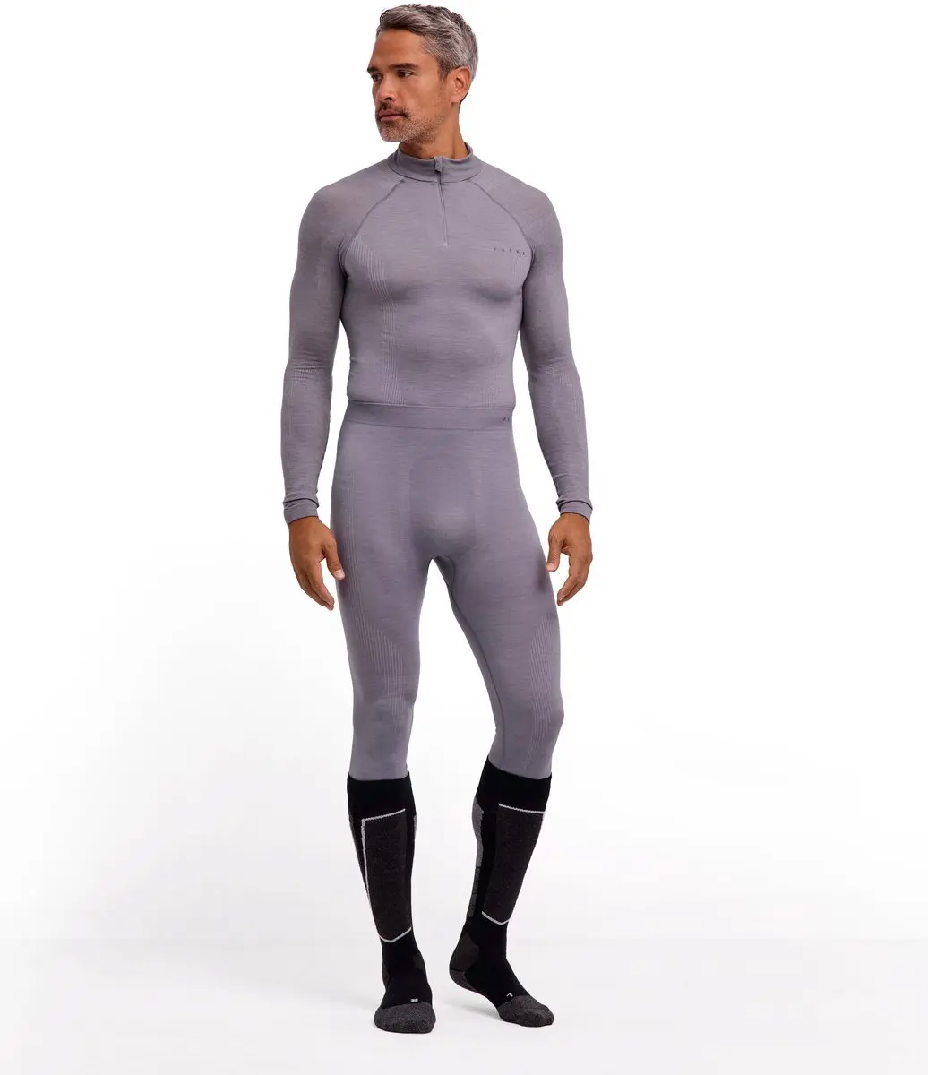 Falke 3/4 Wool-Tech Tights - XL - Grijs