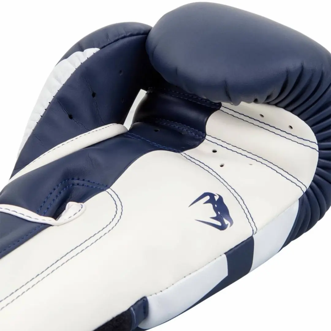 Venum Elite Bokshandschoenen 8 OZ - Navy/Wit - afbeelding 3 van 6