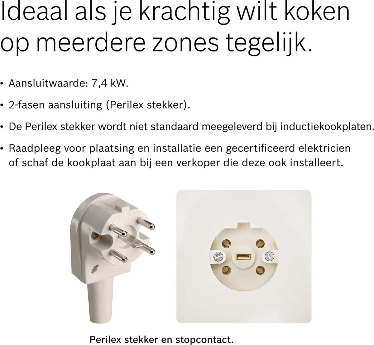 Bosch Serie 6 PVW851FB5E Inbouw Inductiekookplaat 5 Zones - Zwart - afbeelding 6 van 6