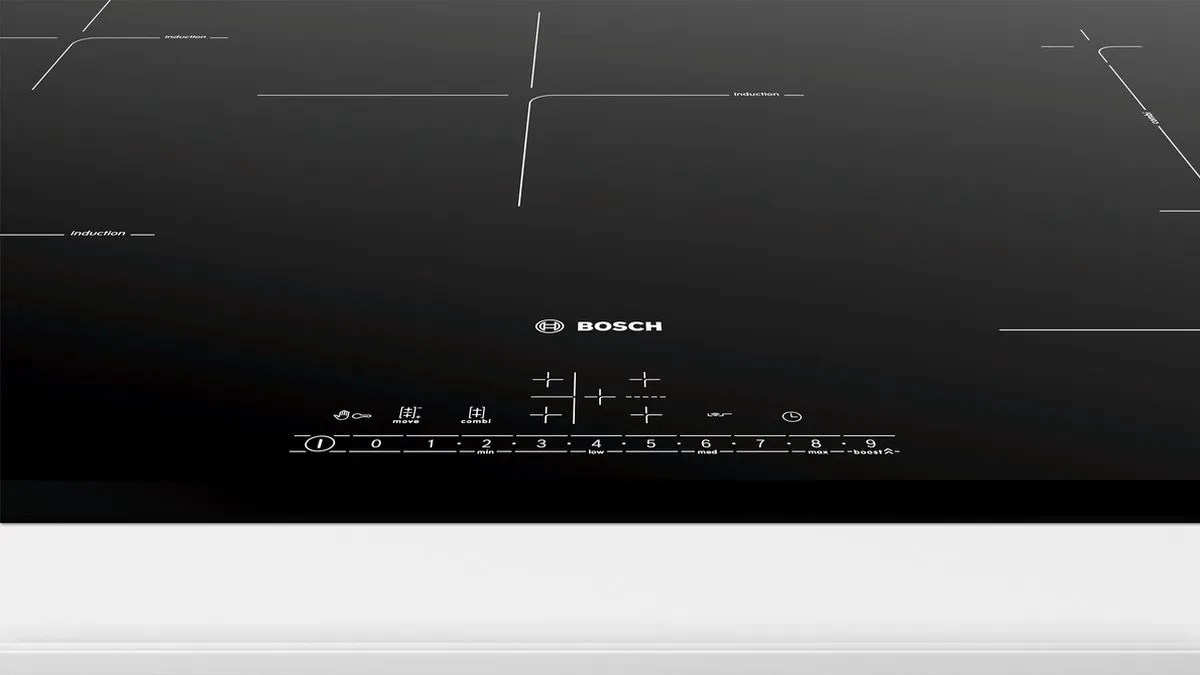 Bosch Serie 6 PVW851FB5E Inbouw Inductiekookplaat 5 Zones - Zwart