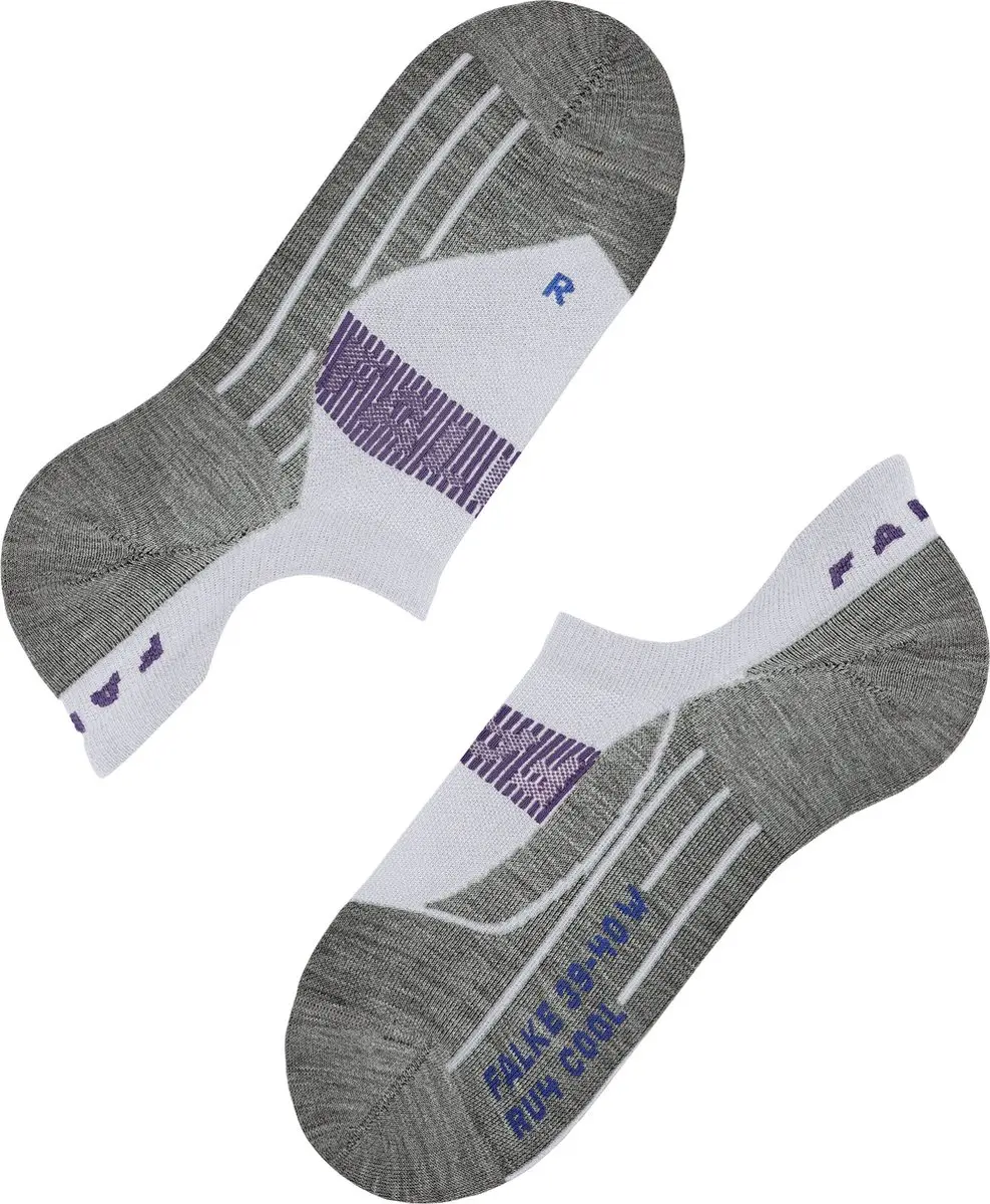 Falke RU4 Cool Invisible Hardloopsokken Dames - Wit - Maat 41-42