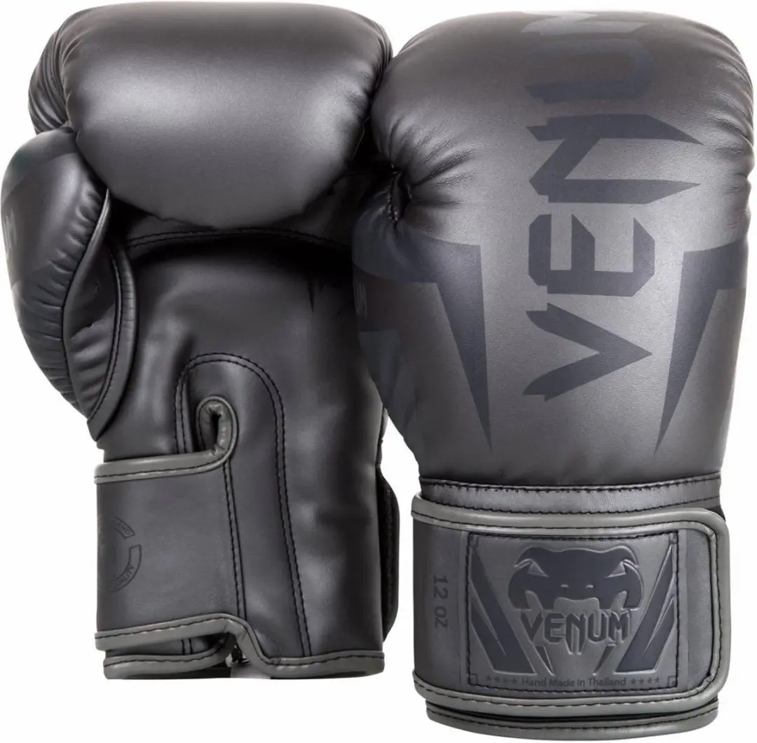 Venum Elite Grijs Bokshandschoenen 8 oz
