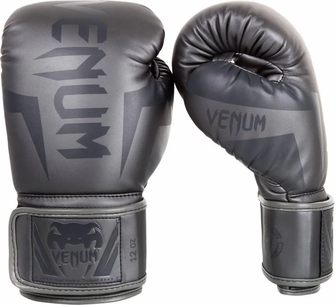 Venum Elite Grijs Bokshandschoenen 8 oz