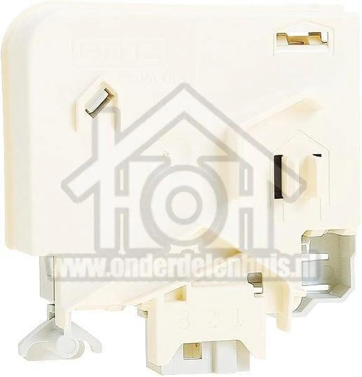 Bosch Deurrelais WAS28442NL08 WM14S442 - 3 Contacten - Wit